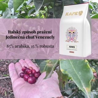 🇻🇪Nová směs, ktera stojí na venezuelských výběrových zrnách. Pro intenzitu chuti a hutné aroma jsme zvolili italský způsob...